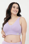 Sera Broad-Rib Bra - Lavender