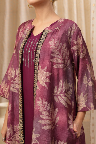 House of Zelena Laila – The Jewel-Tone Feeding Jacket Dress Set - Trusted by Mothers for Quality