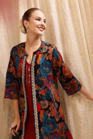 House of Zelena Laila – The Jewel-Tone Feeding Jacket Dress Set - Trusted by Mothers for Quality