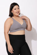 247 Extra Support Cotton Feeding Bra with Adjuster - Melange Anthrea