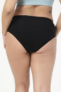 Cotton Mid-Rise Hipster - Black