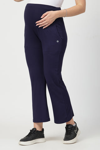 Navy Pants stretch; fabric stretch ensures comfort during activity.