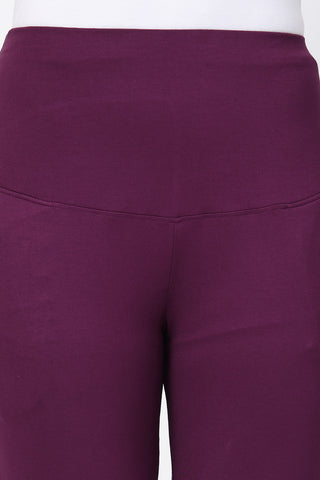 Deep Burgundy Pants material; fabric retains shape after repeated wash and wear.