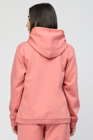 Anaya Maternity zipless Feeding Hoodie - Pink