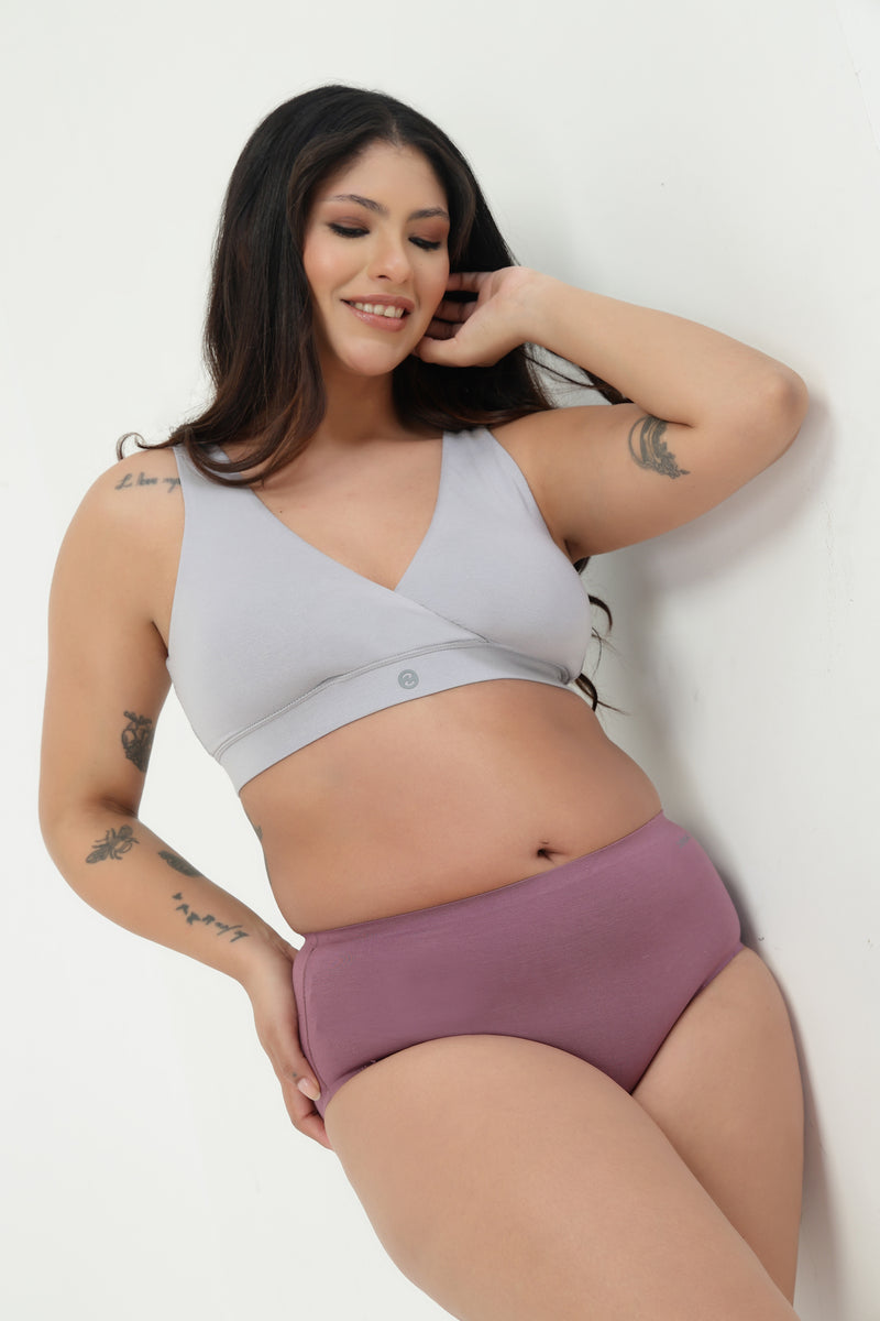 The Invisible Panty (Modal | High Rise | Mauve)