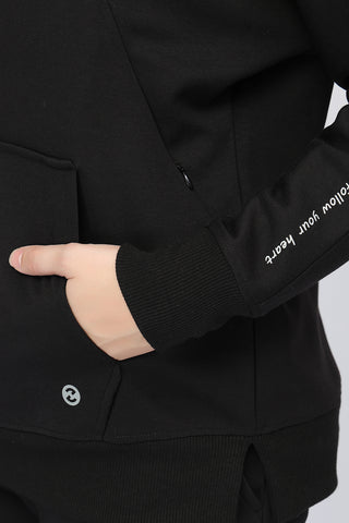 Laya Maternity Feeding Sweatshirt - Black