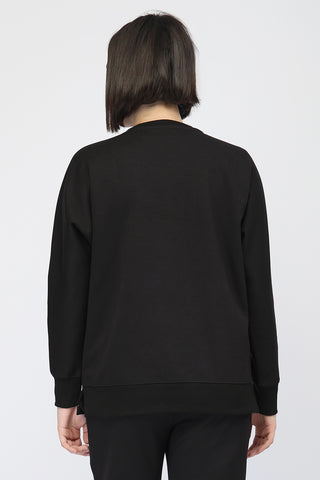 Laya Maternity Feeding Sweatshirt - Black