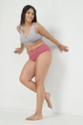 Cotton High-Rise Hipster - Blush