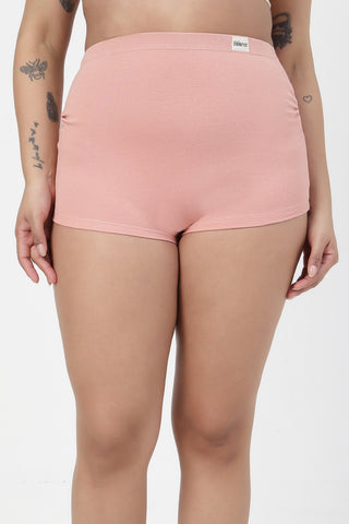 Pregnancy Cotton Panty (Pack of 3) (Skin, Rose Gold & Black)