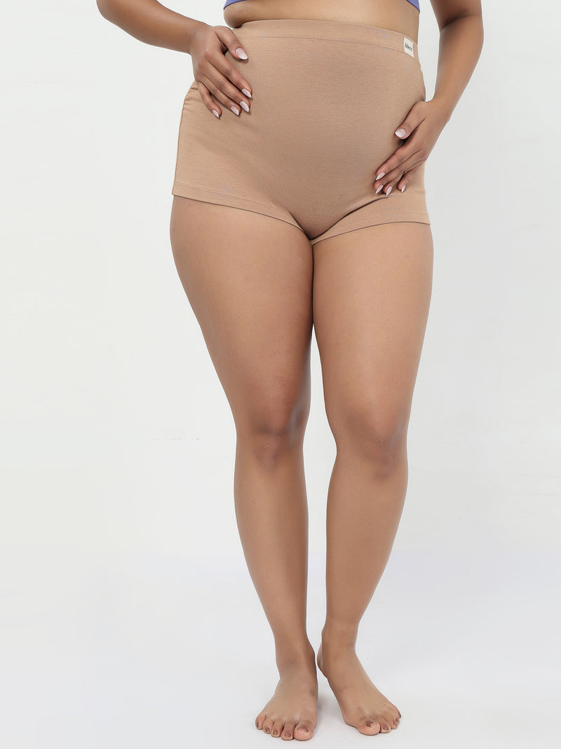 Pregnancy Panty – Over-the-Belly (Rib Textured) - Skin