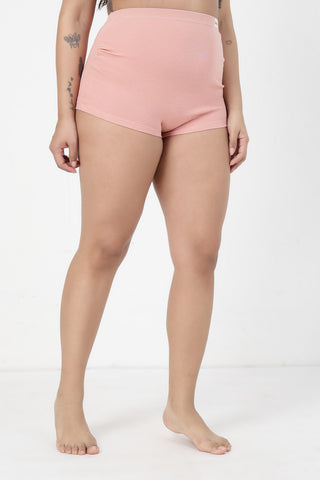 Pregnancy Cotton Panty (Pack of 3) (Skin, Rose Gold & Black)