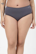 The Invisible Panty (Cotton | High Rise | Dark Grey)