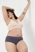 The Invisible Panty (Cotton | High Rise | Dark Grey)