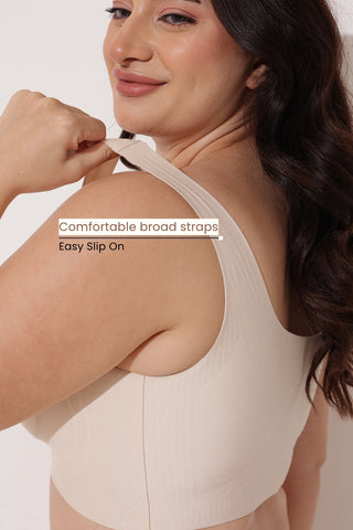 Sculpt & Lift Wave Edition Bra - Ivory