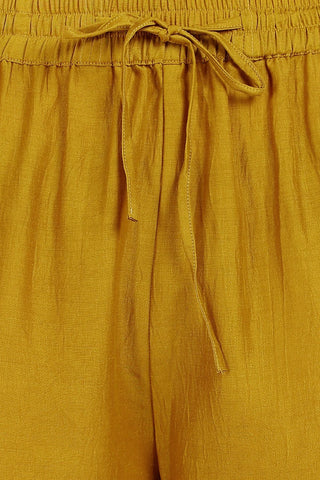 Yellow Maternity Suit Set with Dupatta - House Of Zelena™