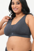 Natural Shape Modal Bra - Steel Grey
