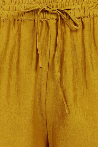 Yellow Maternity Suit Set with Dupatta - House Of Zelena™