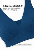 Natural Shape Wide Rib Bra - Airforce