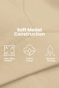 Fixed Padded Modal Maternity Bra with Support - Light Skin