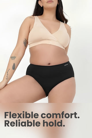 The Invisible Panty Pack Of 3 (Modal | High Rise | Black, Mauve & Navy)