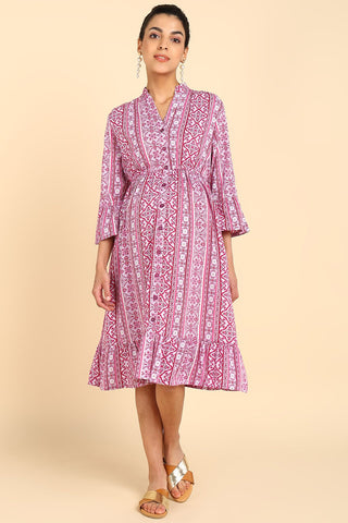 https://houseofzelena.com/collections/maternity-dresses/products/deep-fuschia-tiered-shirt-dress-for-zipless-feeding