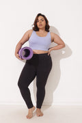 Sculpt & Lift Cotton Sports Bra - M-Blue