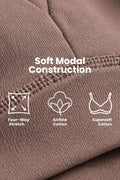 Fixed Padded Modal Maternity Bra with Support - Coco