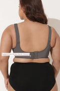 Sculpt & Lift Powermesh Nursing Bra - Chrome