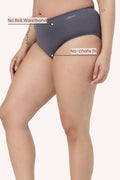 The Invisible Panty (Cotton | Mid Rise | Dark Grey)
