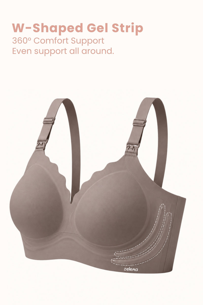 Sculpt & Lift Scallop Nursing Bra - Chrome