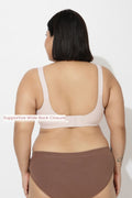Sculpt & Lift Powermesh Nursing Bra - Blush