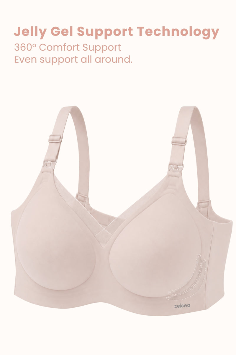 Sculpt & Lift Powermesh Nursing Bra - Blush