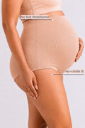Pregnancy Panty – Over-the-Belly (Rib Textured) - Nude Almond