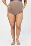 Pregnancy Panty – Over-the-Belly (Rib Textured) - Caramel