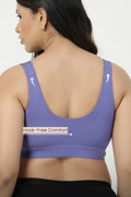 247 (Upgraded) Royal Blue Modal Padded Maternity Feeding Bra