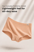 Pregnancy Panty – Over-the-Belly (Rib Textured) - Nude Almond