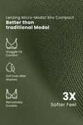 247 (Upgraded) Army Green Modal Padded Maternity Feeding Bra