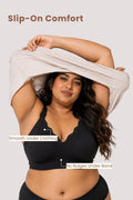 Sculpt & Lift Scallop Nursing Bra - Onyx