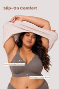 Sculpt & Lift Scallop Nursing Bra - Chrome