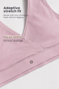 EasyMove non-padded Cotton Yoga Bra - Light Grey