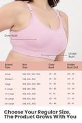 SecureFit Cotton Non-Padded Feeding Bra - Baby Pink