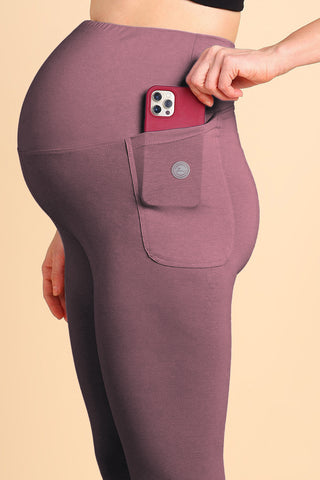 247 Zactive™ Woodrose Zipless Maternity Top & Legging Set