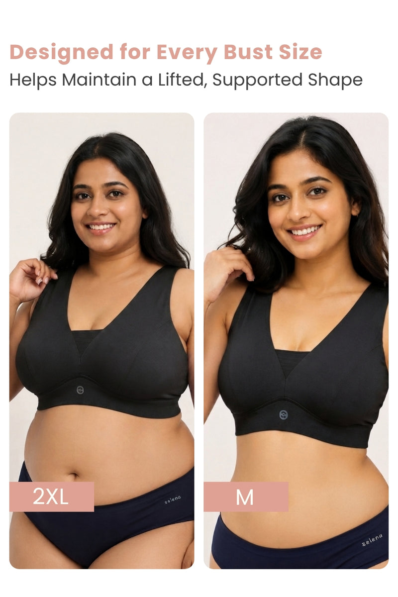 Natural Shape Modal Bra - Black