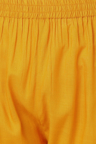Radiant Yellow Maternity Kurti Pant Set