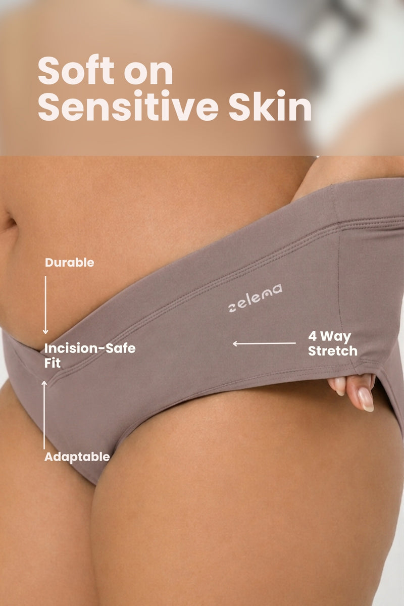 Modal C-Section Panty - Dark Skin