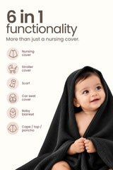Elena Nursing Cover - Black