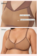 Sculpt & Lift Powermesh Bra - Brown