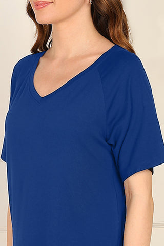 Blue Maternity Pajama Set - House Of Zelena™