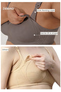 Sculpt & Lift Powermesh Nursing Bra - Chrome