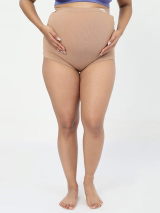 Pregnancy Cotton Panty (Pack of 4) (Black, Skin, M-Blue & Baby Pink)